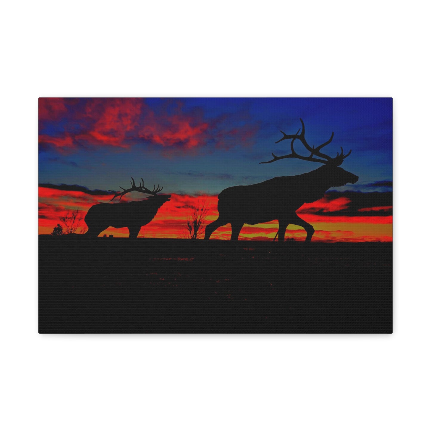 Elk Art, Bull Elk Art, Gift for Hunter