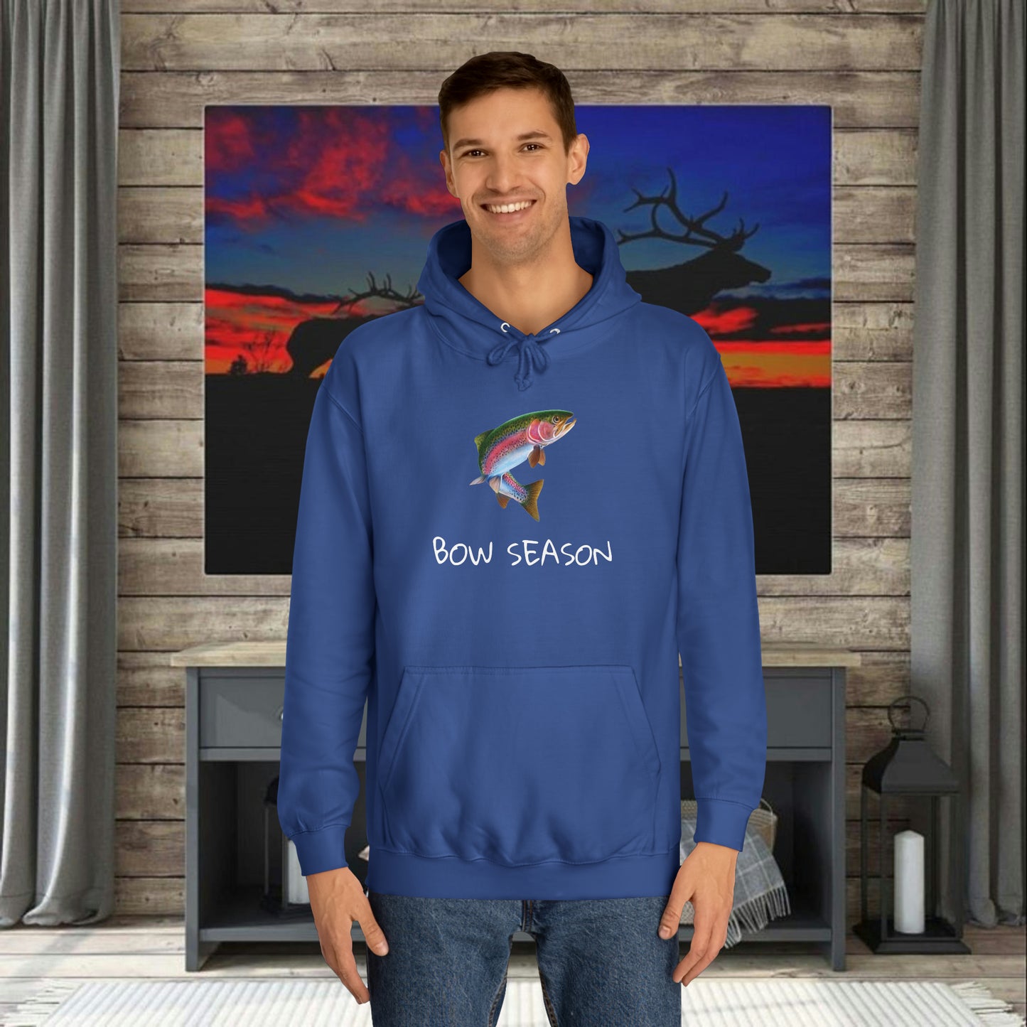 Bow Season Sweatshirt, Trout Sweatshirt, Fishing Sweatshirt, Gift for Fisherman