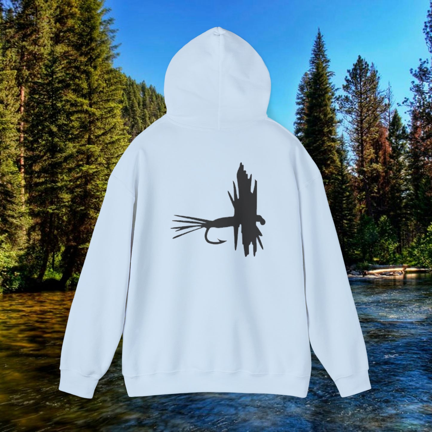 Flyfishing Hooded Sweatshirt