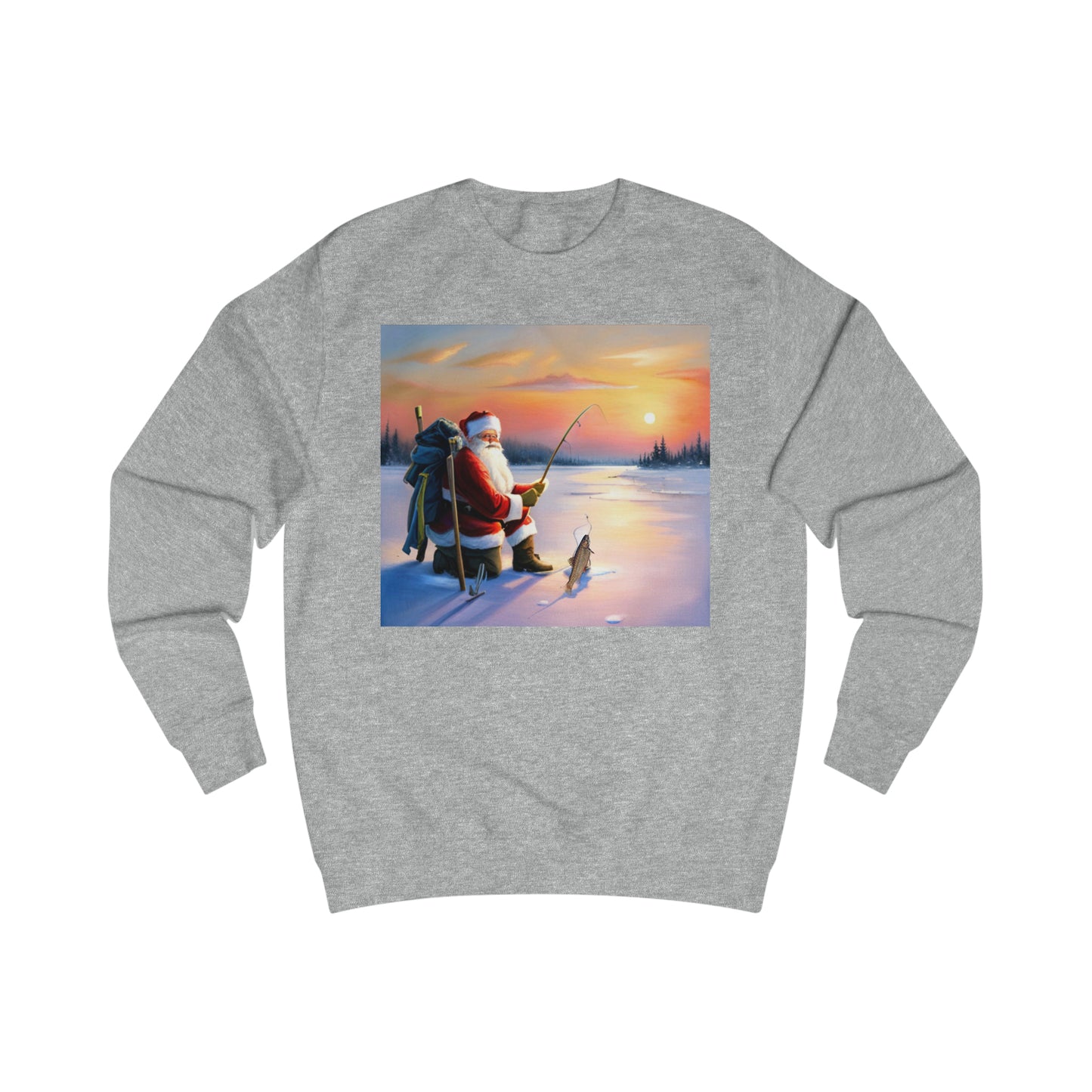 Men's Santa Icefishing Sweatshirt