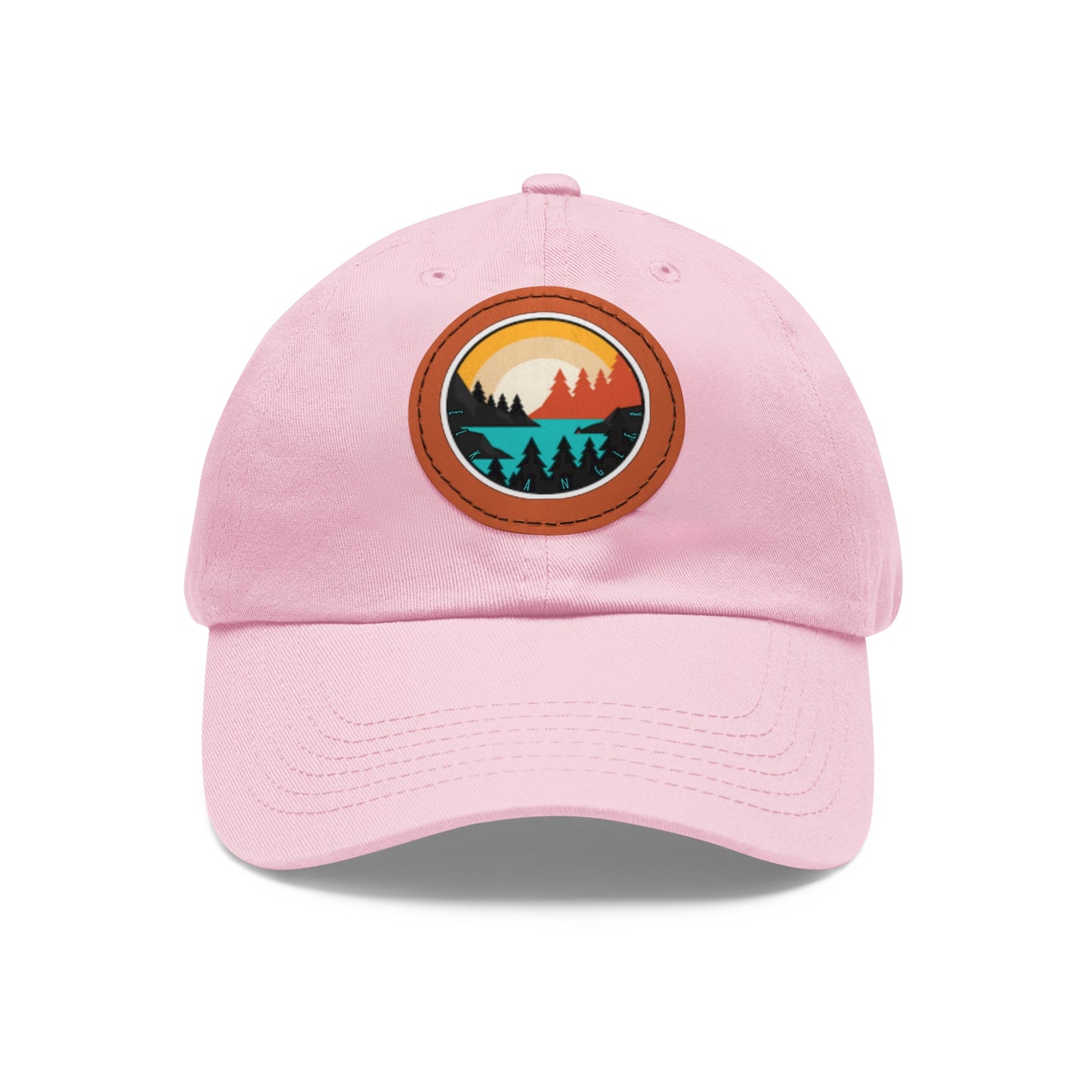 Elk Angler Hat with Leather Patch (Round)