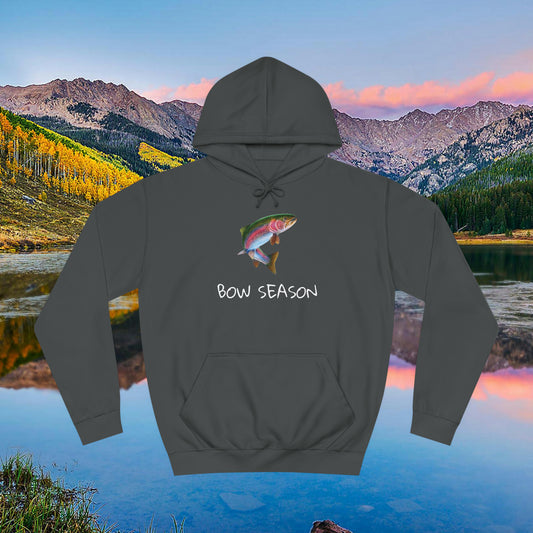 Bow Season Sweatshirt, Trout Sweatshirt, Fishing Sweatshirt, Gift for Fisherman