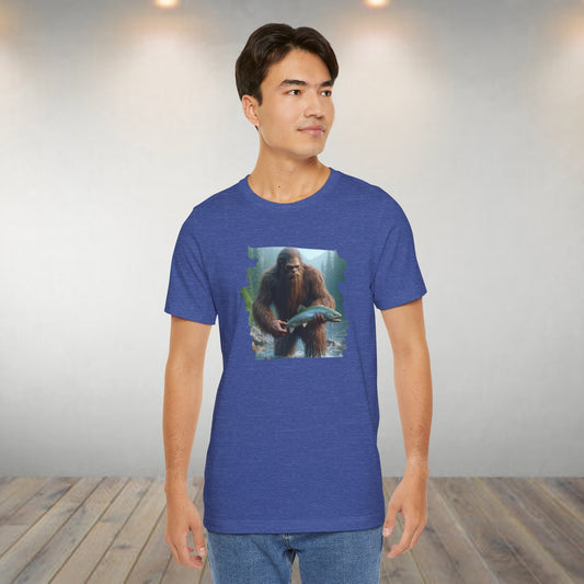 Yeti Fishing Shirt, Sasquatch Shirt, Bigfoot Fishing Shirt