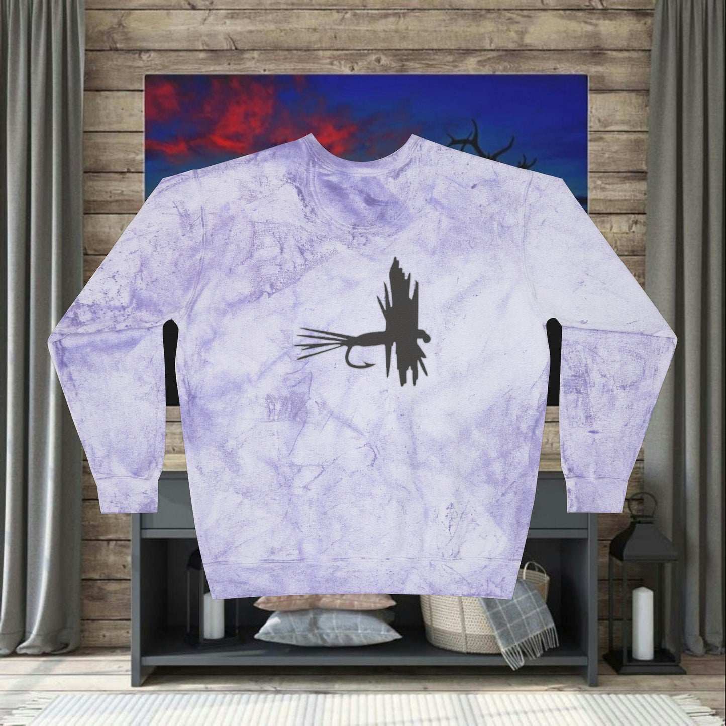 Flyfishing Sweatshirt, Fishing Sweatshirt,  Gift for Fisherman