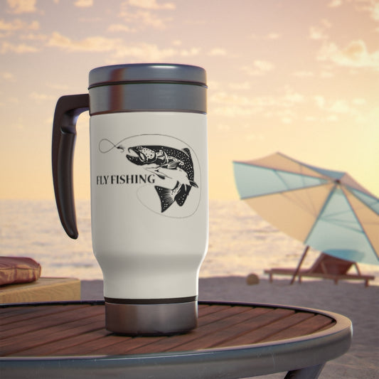 Flyfishing Mug, Fishing Cup, Flyfishing Coffee Cup, Gift for Fisherman