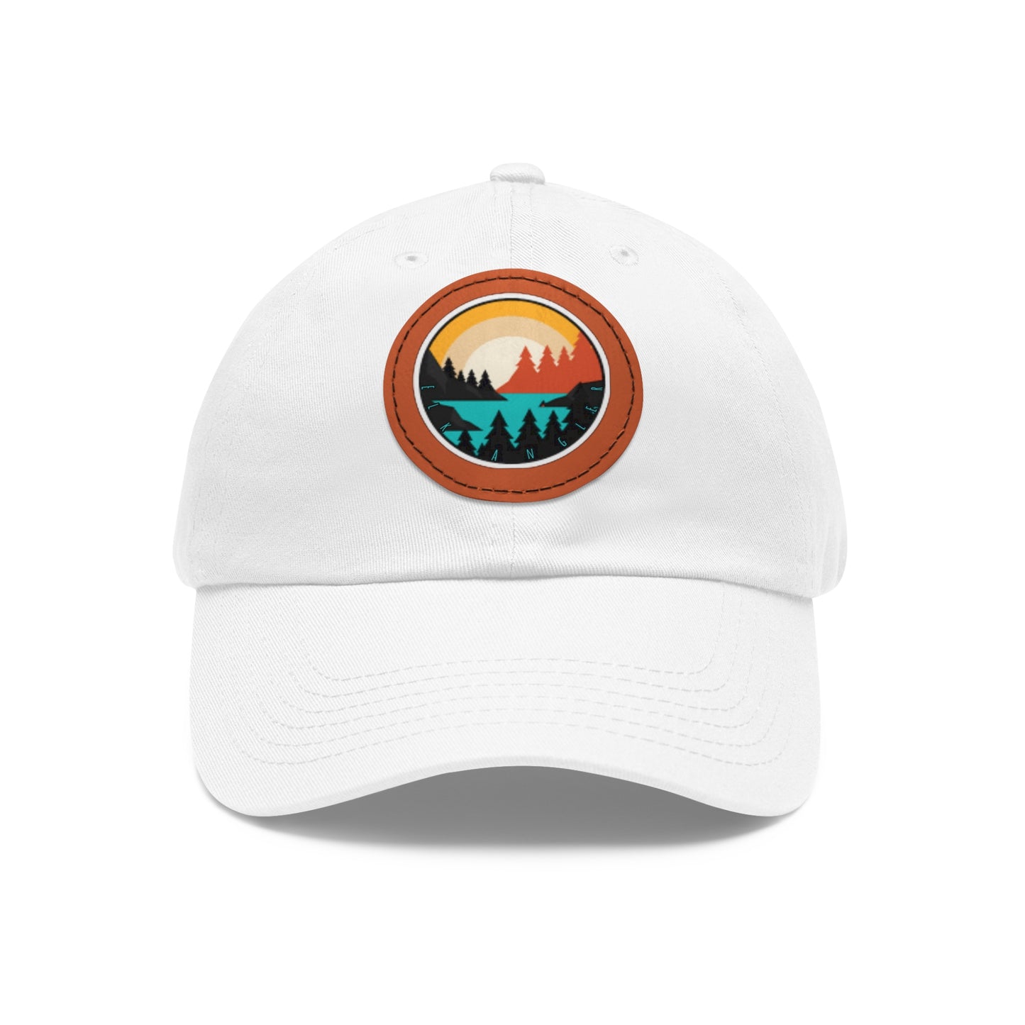Elk Angler Hat with Leather Patch (Round)