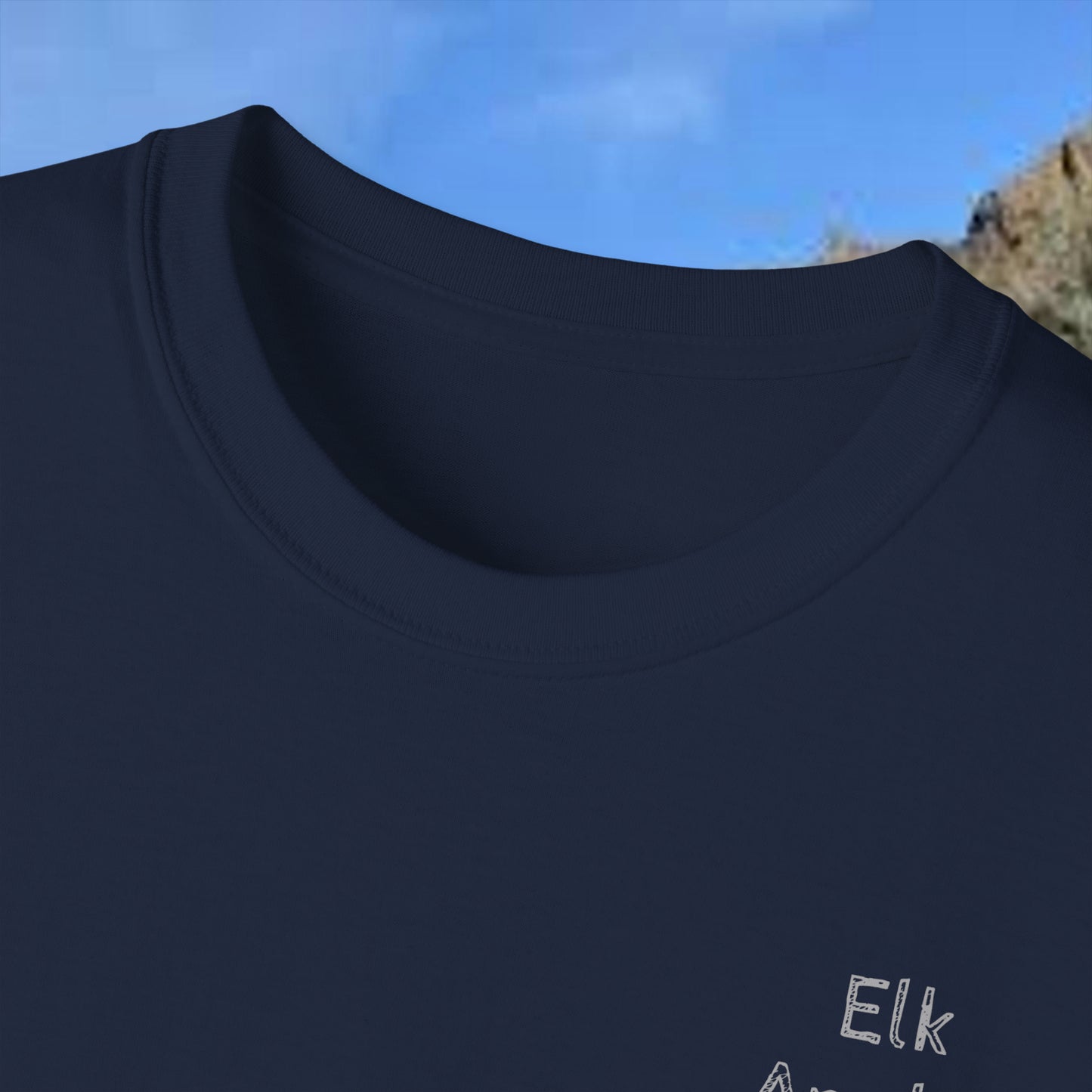 American Flag Shirt, Elk Angler Flag Shirt