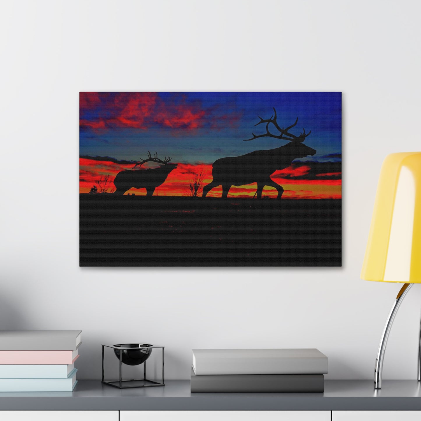 Elk Art, Bull Elk Art, Gift for Hunter