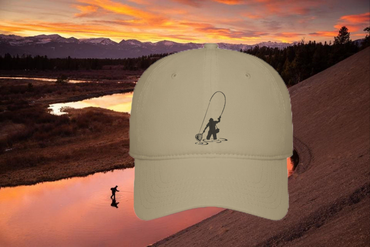 Flyfishing Hat, Fishing Hat,  Gift for Fisherman