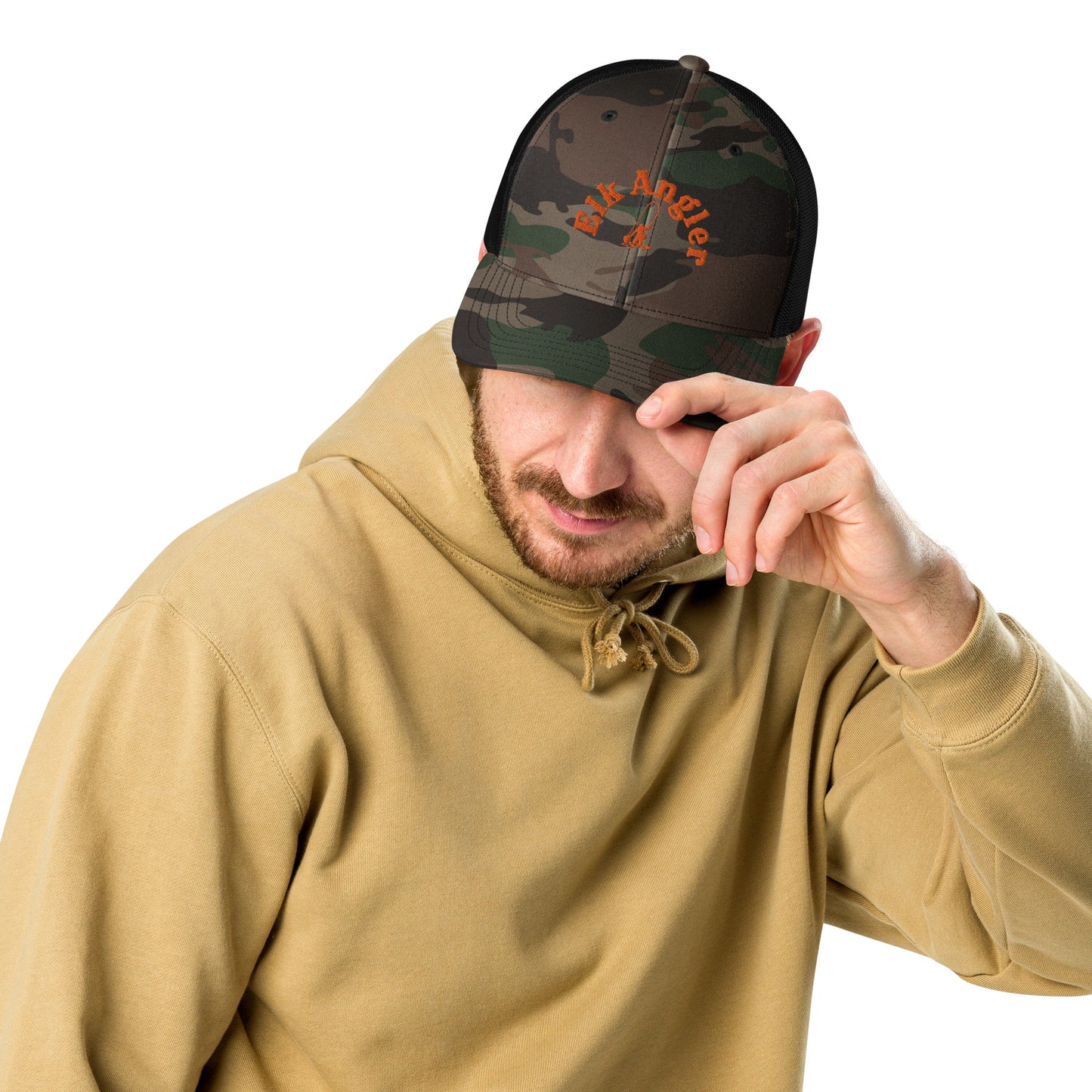 Camouflage flyfishing hat
