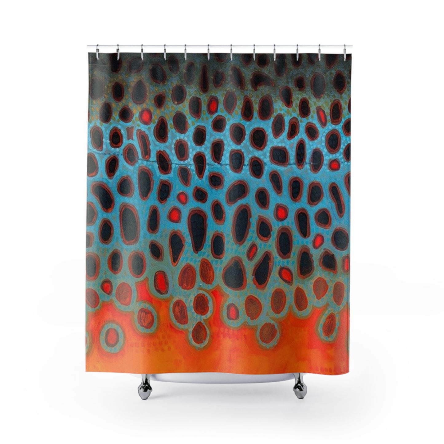 Shower Curtains, Trout Curtain, Fishing Shower Curtain