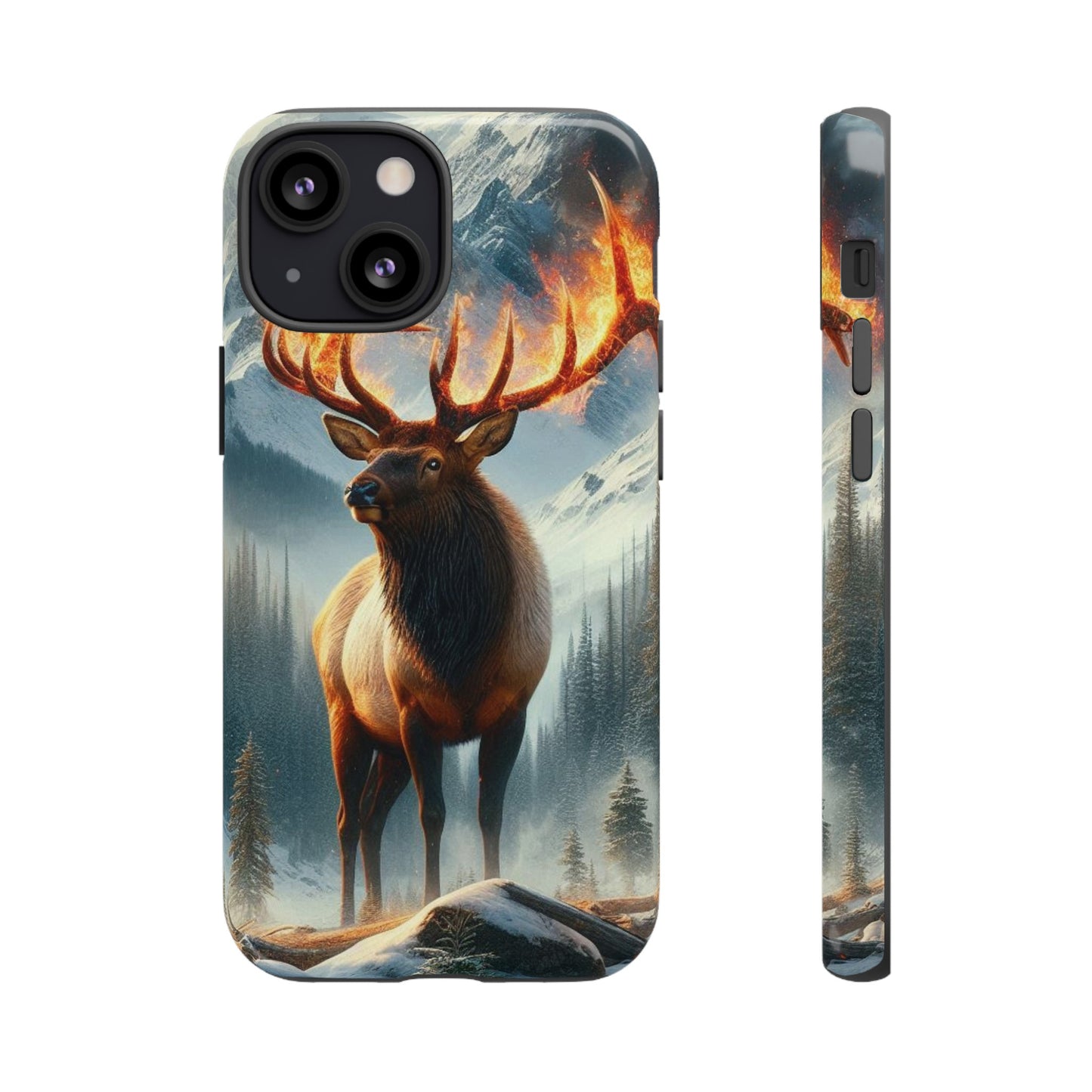 Bull Elk Phone Case, Elk iPhone Case, Samsung Phone Case