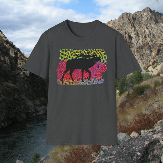 Rainbow Trout T-Shirt, Elk Shirt, Fishing Shirt, Hunting Shirt, Gift for Fisherman