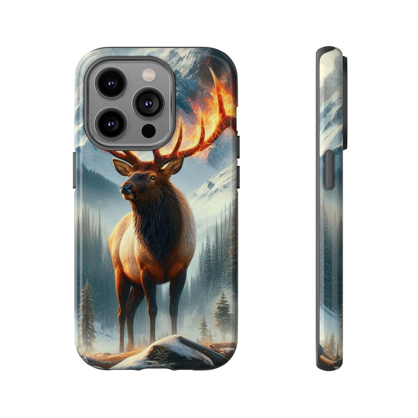 Bull Elk Phone Case, Elk iPhone Case, Samsung Phone Case